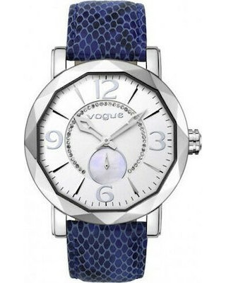 Vogue Kiss Kiss Stainless Steel With Leather Strap