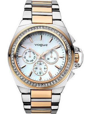 Vogue Etoile Two Tone Stainless Steel with Swarovski Stones